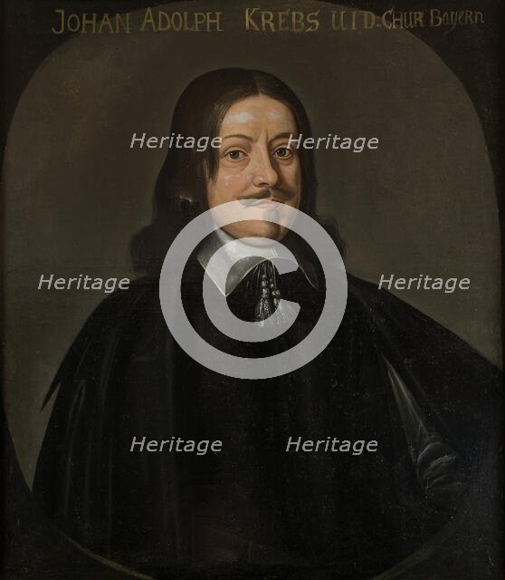 Johan Adolf Krebs, c17th century. Creator: Anon.