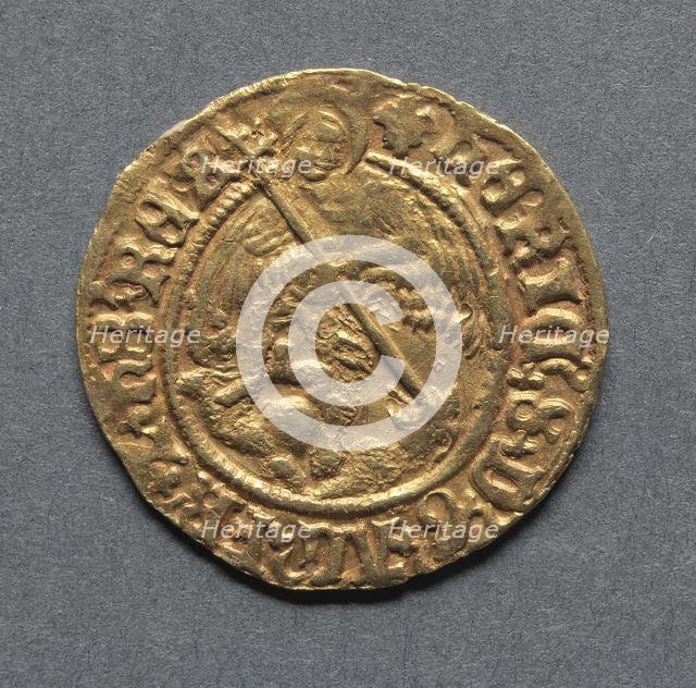 Half Angel (obverse), 1526-1544. Creator: Unknown.