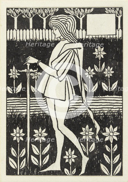 A Page, 1890s. Artist: Aubrey Beardsley.