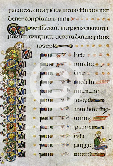 The Genealogy of Christ, 800 AD, (20th century). Artist: Unknown