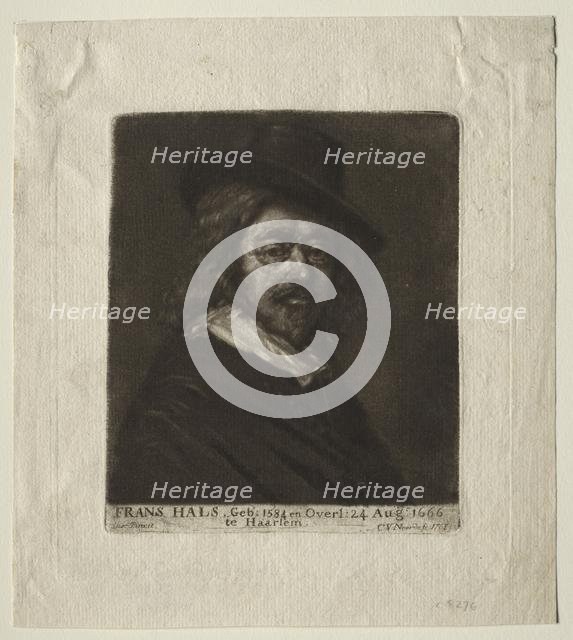 Frans Hals, 1761. Creator: Cornelis van Noorde (Dutch, 1731-1795).