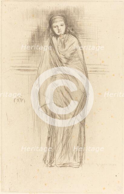 The Model Resting, 1870. Creator: James Abbott McNeill Whistler.