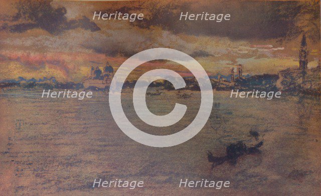 'The Storm, Sunset', 1880, (1904). Artist: James Abbott McNeill Whistler.