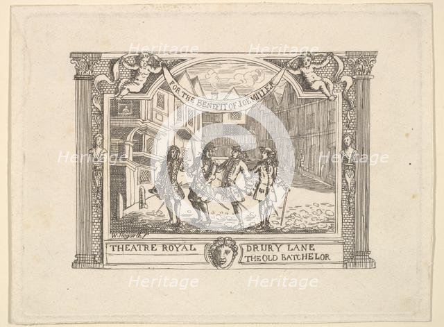 Benefit Ticket for Joe Miller, 1790s. Creator: Unknown.