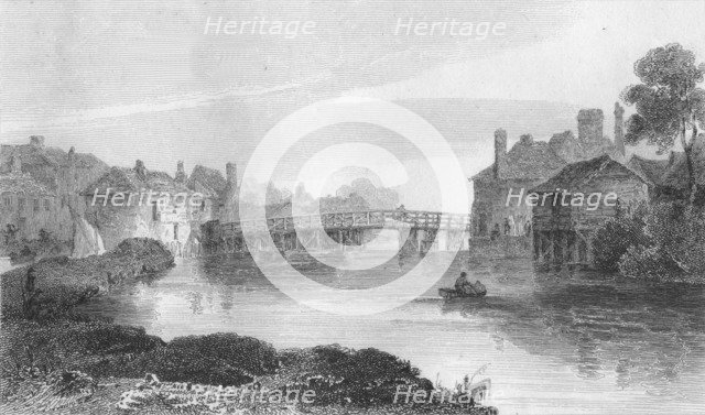 'Eton Bridge', 1809. Artist: William Bernard Cooke.