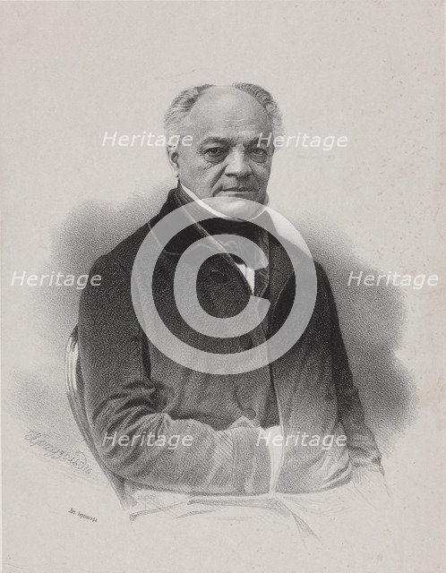 Portrait of the composer Alexey Nikolayevich Verstovsky (1799-1862), 1850s.
