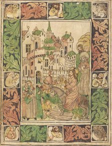 Christ's Entry into Jerusalem, c. 1450. Creator: Unknown.