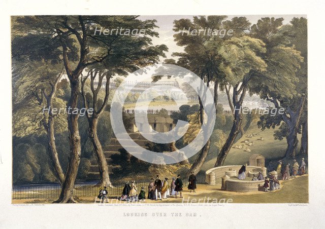 'Looking over the Dam', 1851 Artist: Robert Carrick