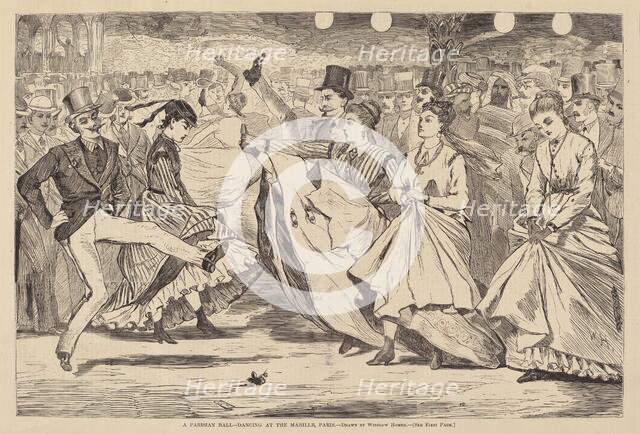 A Parisian Ball - Dancing at the Mabille, Paris, published 1867. Creator: Winslow Homer.