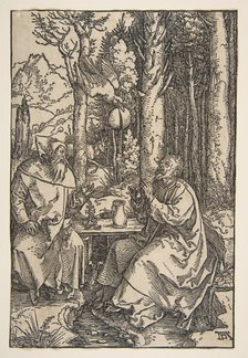 Saint Anthony and Saint Paul in the Desert, ca. 1503. Creator: Albrecht Durer.