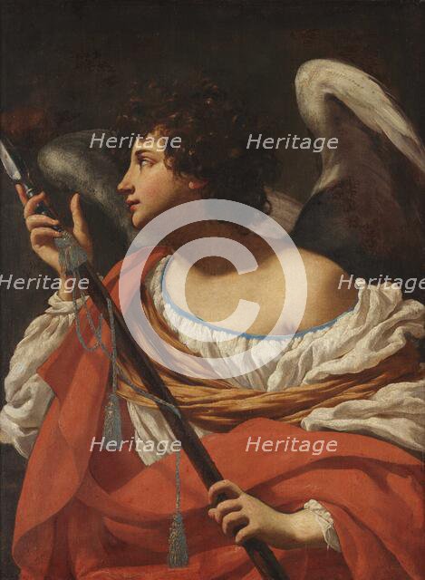 Angel with a Spear, c1627. Creator: Vouet, Simon (1590-1649).