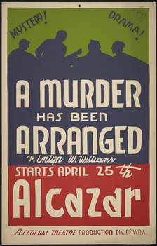 A Murder Has Been Arranged, San Francisco, 1938. Creator: Unknown.