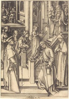 The Presentation of the Virgin, c. 1490/1500. Creator: Israhel van Meckenem.