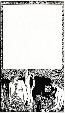 'Design for Title-Page of Pagan Papers, 1893, (1914). Artist: Aubrey Beardsley.