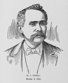 W.F. Powell; Minister to Hayti, 1902. Creator: J. H. Cunningham.