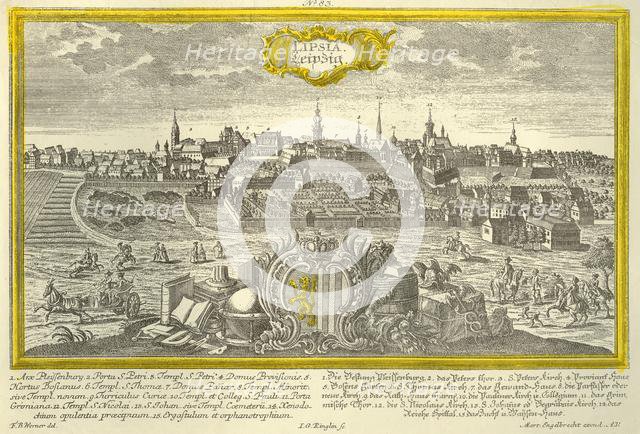 Leipzig, c1740. Creator: Johann Georg Ringlin.