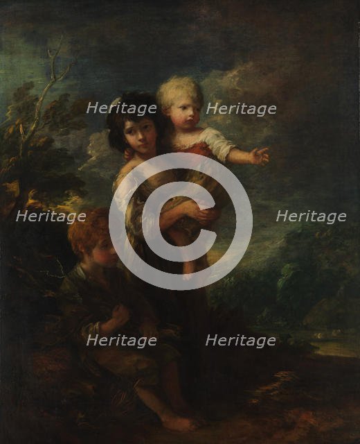 Cottage Children (The Wood Gatherers), 1787. Creator: Thomas Gainsborough.