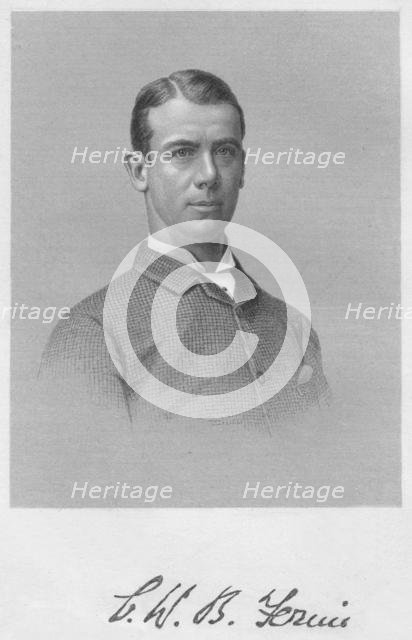 Portrait of a man, 1893.  Creator: William Roffe.