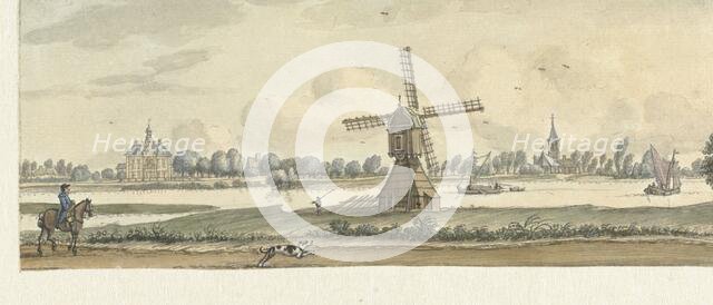 View of Tienhoven and Het Huis Herlaar, 1750. Creator: Jan de Beyer.