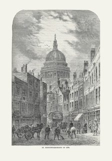 St Martin's-Le-Grand in 1760, 1878. Artist: Walter Thornbury