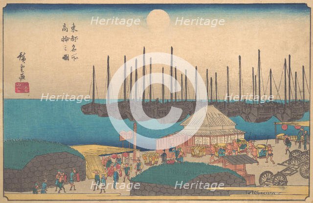 Takanawa no Zu, ca. 1841., ca. 1841. Creator: Ando Hiroshige.