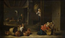 Unpleasant Surprise (Mismatched Couple), c1670s. Creator: Cornelis Mahu.