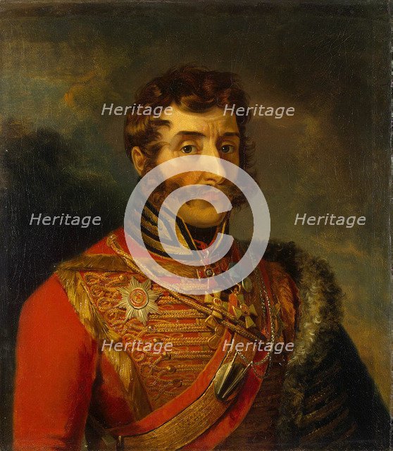 Portrait of Ivan Semyonovich Dorokhov (1762-1815), before 1825. Artist: Dawe, George (1781-1829)