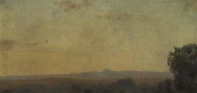 Paysage d'Italie, between 1859 and 1864. Creator: Jean Jacques Henner.