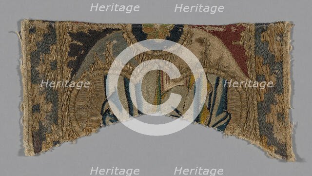 Fragment from an Orphrey, Florence, 1360s. Creator: Unknown.