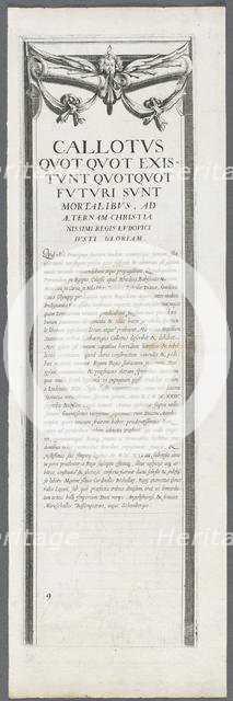 The Siege of La Rochelle: Plate 8, 1628-1630. Creator: Jacques Callot (French, 1592-1635), assistant of.