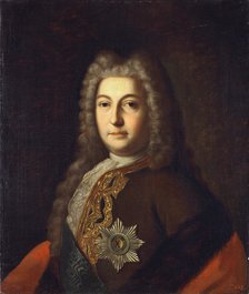 Portrait of Count Heinrich Johann Friedrich (Andrei) Ostermann (1687-1747), Late 18th century. Artist: Anonymous  