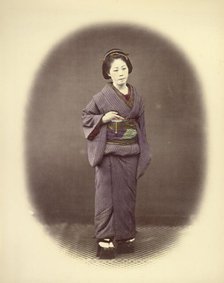 Japanese Officer's Wife, 1866-1867. Creator: Felice Beato.