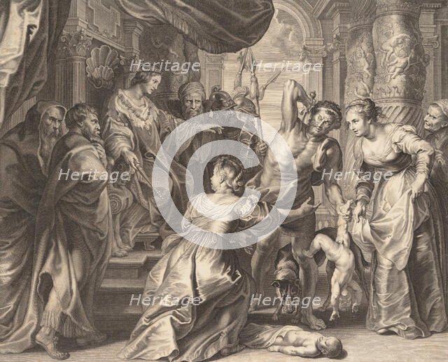 The Judgment of Solomon, 1595-1633. Creator: Boetius Adams Bolswert.