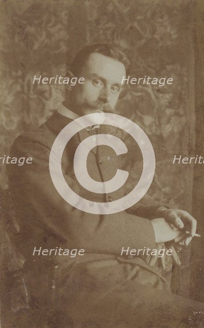 Portrait of Thomas Mann (1875-1955), c.1902. Creator: Anonymous.