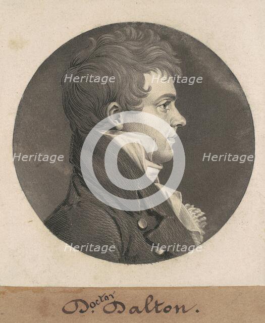 Doctor Dalton, 1809. Creator: Charles Balthazar Julien Févret de Saint-Mémin.