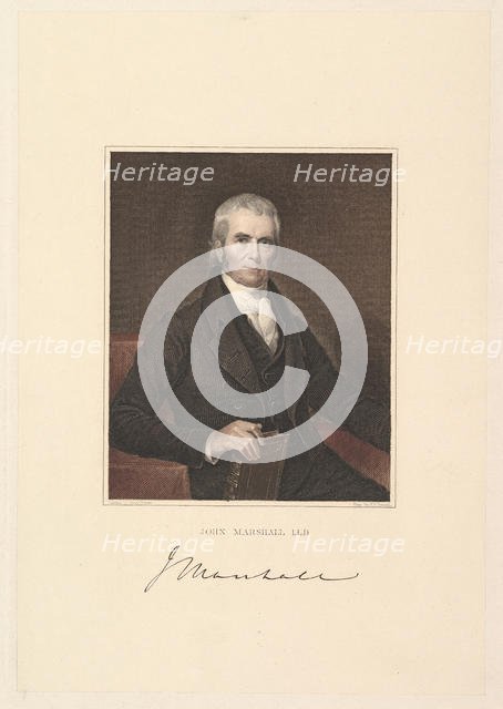 Chief Justice John Marshall, 1833. Creator: Asher Brown Durand.