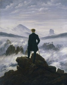 Wanderer above the Sea of Fog, c. 1817. Creator: Friedrich, Caspar David (1774-1840).