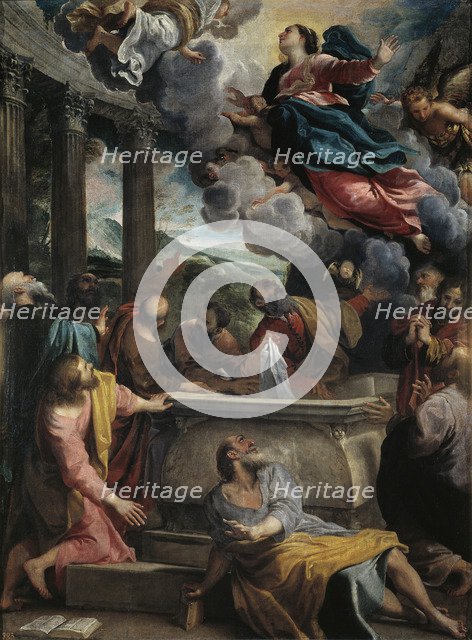 The Assumption of the Blessed Virgin Mary. Artist: Carracci, Annibale (1560-1609)