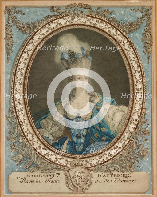 Portrait of Marie Antoinette (1755-1793), … Second Half of the 18th cen.. Creator: Anonymous.