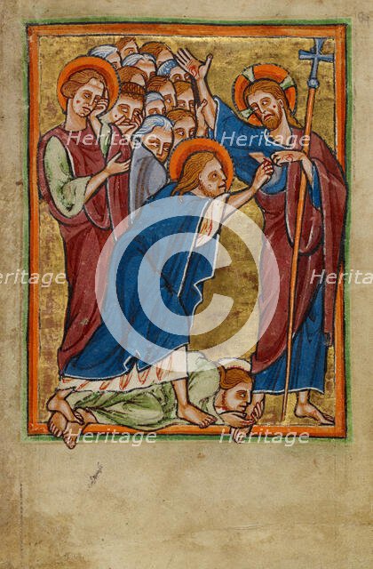 Doubting Thomas, about 1190-1200. Creator: Unknown.