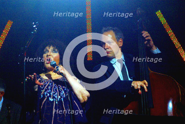 Alec Dankworth and Cleo Laine, Brecon Jazz Festival, Powys, Wales. Artist: Brian O'Connor