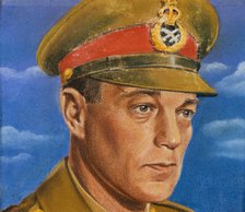 General R E Laycock, c1943. Creators: William Timym, Central Office of Information.
