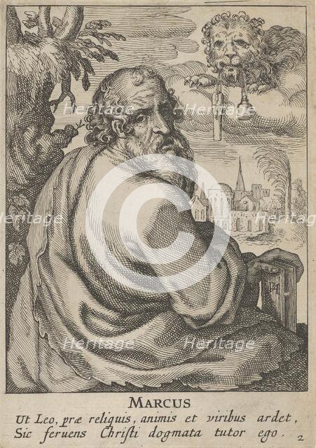Mark, from The Four Evangelists, 1610-20. Creator: Petrus Feddes.