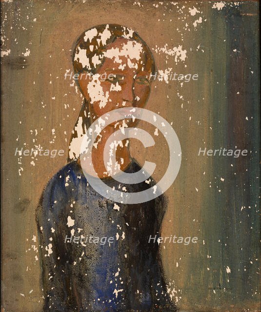 Portrait of a Woman, 1920-1925. Creator: Alfred Henry Maurer.