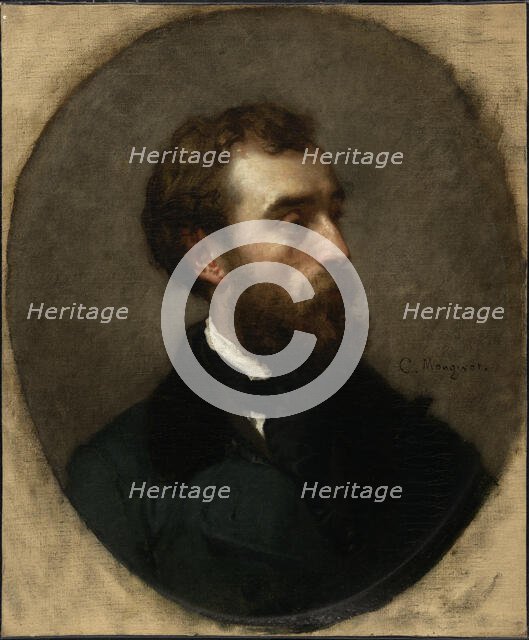 William Morris Hunt, c. 1850. Creator: Charles Monginot.
