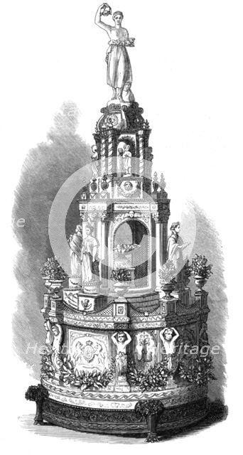 Marriage of Princess Louise: the Royal Wedding Cake, 1871. Creator: Unknown.