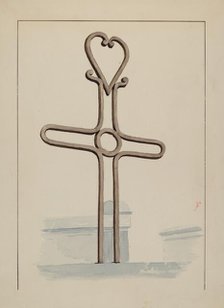 Cross, c. 1936. Creator: Lucien Verbeke.