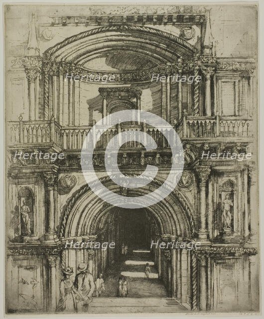 In the Marble City, 1909. Creator: Donald Shaw MacLaughlan.