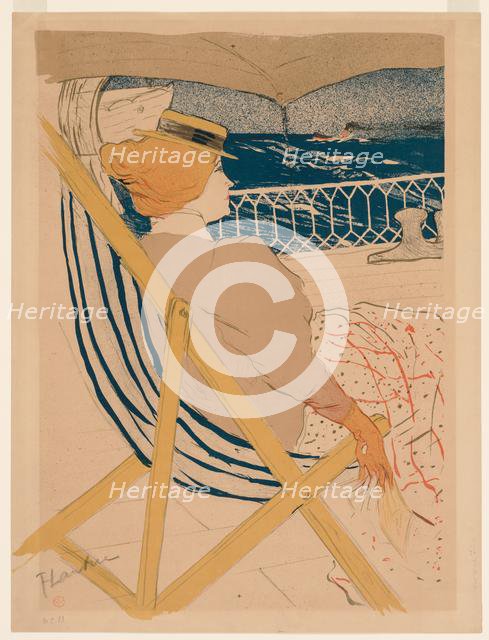 La Passagère du 54, 1896. Creator: Henri de Toulouse-Lautrec (French, 1864-1901).