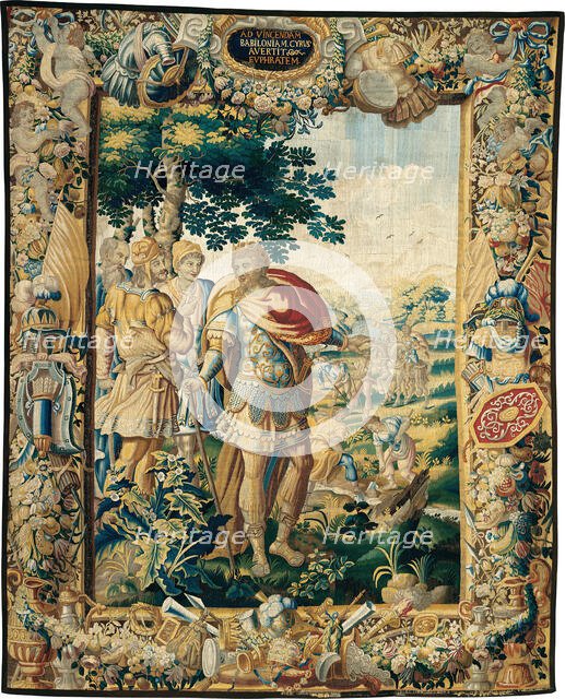 The Diversion of the Euphrates, from The Story of Cyrus, Flanders, c. 1670. Creator: Gillis Ydens.